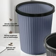 thumbnail image 6 of Kitchen Trash Can, Step-On Garbage Can with Lid, Tall Kitchen & Bathroom Trash Can, Small Office Waste Bin, Gray - Xuniizn, 6 of 7