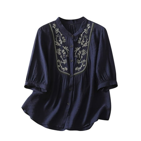 Fashion Fall Saving Women’s T Shirts Womens Tops Quarter Length Sleeve Tops for Women Fitted Women’s Blouse my items ordered