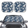 thumbnail image 2 of Sikiie Lilies Flowers Print Foldable Car Windshield Sun Visor, Car Window Sunshade Suitable for Sedan, SUV and Truck Car Accessories-Medium, 2 of 6