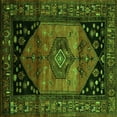 thumbnail image 1 of Ahgly Company Indoor Square Persian Green Traditional Area Rugs, 4' Square, 1 of 1