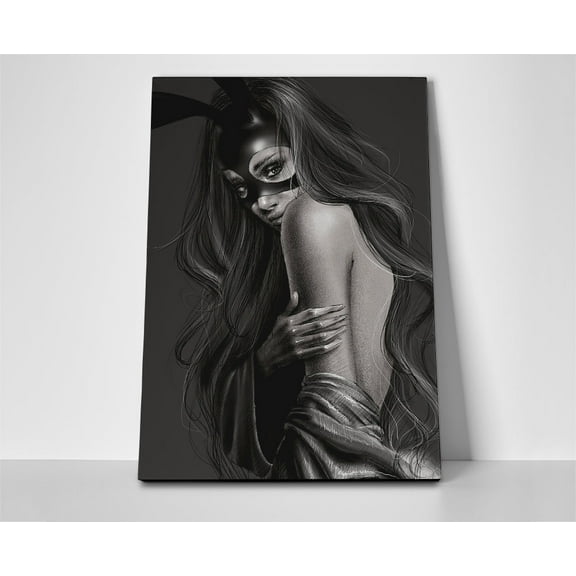 Ariana Grande Mask Poster or Wrapped Canvas
