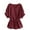 Red, variant on Women Summer Tops V Neck Cotton and Linen Shirt Sleeved Shirt Bat Sleeves Large Size Loose Waisted Cotton and Linen Top N Women Womens Clothes Linen Tops for Women (Navy Blue,XXXL)