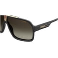thumbnail image 3 of Lentes de sol Carrera 1014/s 807ha Rectangular negro con dorado unisex, 3 of 4
