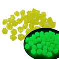thumbnail image 2 of sunsanly 100Pcs Decorative Pebbles Colorful Glow in Dark Aquarium Landscaping 14mm Luminous Courtyard Paving Natural Crystals Rocks Garden Decoration, 2 of 8