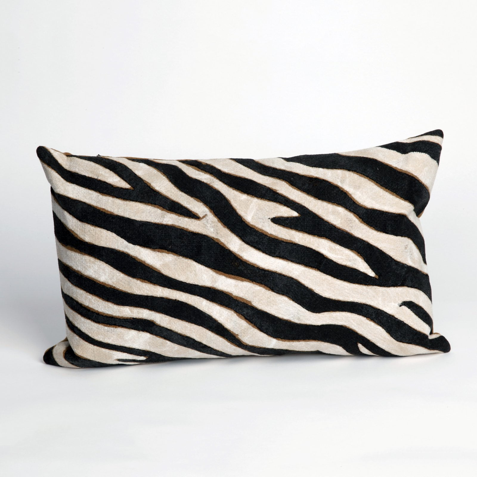 Liora Manne Zebra Indoor / Outdoor Throw Pillow