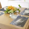 thumbnail image 4 of Ambesonne Beach Place Mats Set of 4, Sailing Shipt Sunset, Standard Size, Blue Beige White, 4 of 6