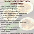 thumbnail image 3 of Passion Fruit/Maracuja Oil Refined Organic Cold Pressed 100% Pure 8 oz, 3 of 5