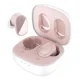 thumbnail image 1 of Auriculares in-ear gamer inalámbricos HTC TWS7 rosa con luz LED, 1 of 6