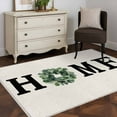 thumbnail image 5 of Eucalyptus Area Rug 3x5 Washable Rug Non Slip Garland Flower Farm Home Country Summer Large Area Rug Indoor Floor Carpet for Entryway Bedroom Kitchen Living Room Home Office Dining Room Nursery, 5 of 8