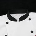 thumbnail image 4 of Unisex Chef Jacket Uniform for Unisex Chef Apparel 4 Size White L, 4 of 8