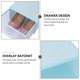 thumbnail image 5 of Blue DrawerStyle Shoes Box for Storage, Thickened Plastic with Visual Window, Large Capacity, 5 of 5