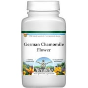 TerraVita German Chamomile (Blue, Matricaria recutita) Flower Powder, (4 oz, 1-Pack, Zin: 516214)