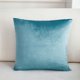 thumbnail image 1 of Xiao Hua 4 fundas de almohada de terciopelo sencillas para sofá, estampado verde, fundas de almohada coloridas, iluminan el ambiente de tu dormitorio, 45 x 45 cm (azul), 1 of 5