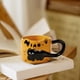 thumbnail image 4 of Taza de café apilable de cerámica con forma de gato HWRETIE,taza de té con asa grande y letras impresas,utensilios de cocina únicos para el hogar y la oficina, 4 of 6