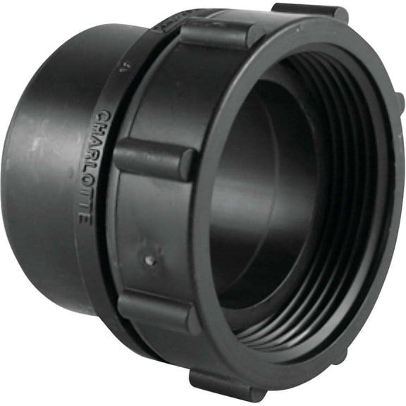 Charlotte Pipe 1-1/2 in. Spigot X 1-1/2 in. D FPT ABS Plug