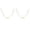 Gold 2PCS, variant on Women's Fashion Necklace Gold Neck Chain Without Pendant Gold Chain Necklace For Women