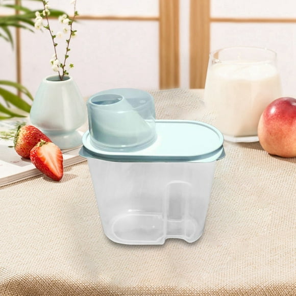 Kitchen Household Food Storage Small Grains Tank Sealed Snack Rack Leak Proof Soup Container Airtight Food Storage Container Mini Storage Containers Glass Containers with Lids for Food