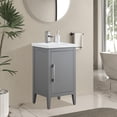 thumbnail image 2 of Vanity Art 20” Single Sink Bathroom Vanity Cabinet with Ceramic Countertop, 2 of 12