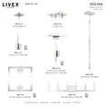 thumbnail image 2 of Livex Lighting - Solna - 3 Light Bath Vanity in Mid Century Modern Style - 21.5, 2 of 16
