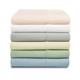thumbnail image 3 of Superior 4-Piece Lyocell Blend 1000 Thread Count Grey Sheet Set, Full, 3 of 5