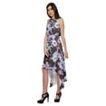 thumbnail image 4 of Moomaya Robe Style Asymétrique pour Femmes Grande Taille Sans Manches Vêtements Décontractés, 4 of 5