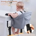 thumbnail image 3 of Bamboo Baby Footrest Compatible With Fast Table Chair Adjustable Highchair Foot Support (1pcs ), 3 of 9