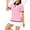 pink, variant on Womens Golf Polo Shirts Short Sleeve Zipper Athletic Tennis Shirt Moisture Wicking Sport Active Tops