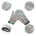 thumbnail image 4 of tooloflife 1/3/5 Pairs of Cut Resistant Gloves Food Grade 5 Protection Cooking Cutting Carving Safety Gloves S/M/L/XL Grey, 4 of 6