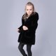 thumbnail image 3 of Gibobby Chamarra de manga larga para bebéChaqueta para niñas pequeñas, moda de otoño e invierno, chaquetas con bolsillos y cuello de lana para niños pequ(Negro, 6-12 Meses), 3 of 5