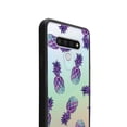 thumbnail image 3 of FINCIBO Slim TPU Bumper + Clear Hard Back Cover for LG Stylo 6 6.8" 2020, Purple Pineapple Pattern, 3 of 6