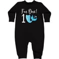 thumbnail image 2 of Inktastic 1st Birthday Mermaid Party Baby Fleece Romper, 2 of 4