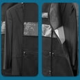 thumbnail image 3 of Bolsas de ropa para viajes, 1 paquete de bolsas de ropa colgantes resistentes de 45 pulgadas para hombres, cremallera de doble cara y 3 bolsillos grandes de malla, 3 of 5