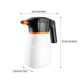 thumbnail image 3 of Wireless Car Wash Foam Sprayer High Power 2L Foam Sprayer Home Watering Ca ANX, 3 of 8