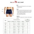 thumbnail image 2 of Baleaf Men's Swim Briefs Square Leg Quick Dry Athletic Training Swim Jammers Navy Blue/White L, 2 of 7