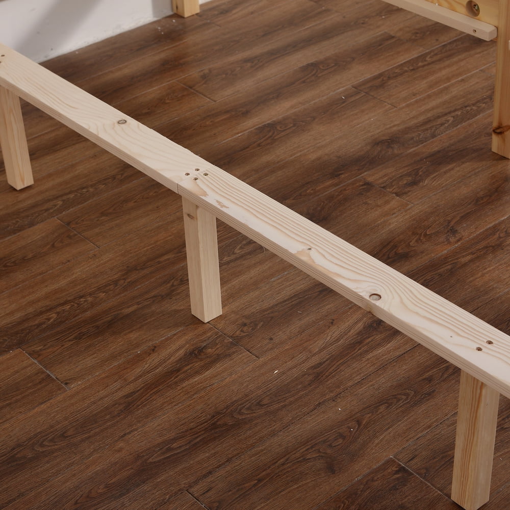 Kepooman Pine Platform Bed Frame with Headboard/wood Plank Support/no Spring Required/easy to Assemble, Full Size-Burlywood Kepooman Pine Platform Bed Frame with Headboard/wood Plank Support/no Spring Required/easy to Assemble, Full Size-Burlywood