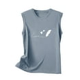 thumbnail image 4 of Aloohaidyvio Tank Tops for Women,Womens Tank Tops Summer T Shirts Sleeveless Casual Loose Tunic Blouses tank tops S-2XL, 4 of 5