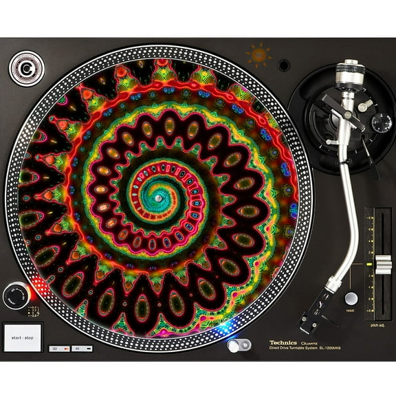 KuzmarK™ 12" DJ Turntable Slipmat - Southwest Safari