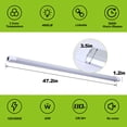 thumbnail image 6 of 4FT Pendent Lamp 48W Linkable LED Shop Light for Garage, 3000K&4000K&5000K Selectable LED Integrated Ceiling Light Fixture Hanging&Ceiling Mounting with Pull Chain, 6 of 7