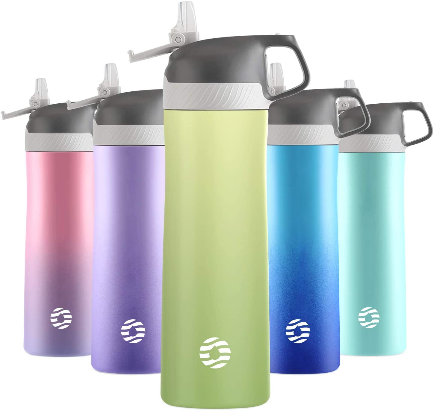 Triple Wall Vacuum Insulated Stainless Steel Travel Sports Water Bottle 25 oz