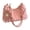 C-344 Pink, variant on C-344 Green Lightweight Foldable Shoulder Handbag For Women Soft Tote Underarm Fashion #F5804