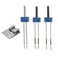 thumbnail image 1 of OUNONA 1Pc Household Sewing Machine Twin Needle Metal Durable Plated Silver Accessories, 1 of 6