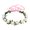 White, variant on Flower Crown Floral Wreath Headband Garland Bohemian Wedding Bridal Headwear