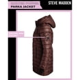 thumbnail image 6 of Steve Madden Women's Winter Coat - Packable Long Length Quilted Puffer Parka Jacket for Women, S-XL, 6 of 7