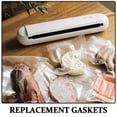 thumbnail image 3 of FRCOLOR 2Pcs Vacuum Sealer Replacement Parts Vacuum Sealer Replacement Gaskets For Vacuum Sealers For Home And Commercial Use Sealer Gaskets Vacuum Sealing Gasket Compatible with B2, 3 of 8