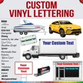 thumbnail image 1 of Rapid Vinyl - Design Your Own (Unlimited Fonts + 35 Colors Gloss & Matte) Custom Vinyl Lettering Decal Sticker, Auto, Car, Window, Business, Glass, Boat, Truck, Trailer, Windshield, Letters & Numbers, 1 of 9