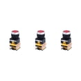 thumbnail image 4 of Botones pulsadores momentáneos Seitruly 10A 400V interruptores Type1 NO1, 4 of 6