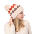 thumbnail image 2 of Dyfzdhu Beanie Hats for Women Winter Warm Cable Knitted Casual Hat Beige, 2 of 4