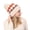 Beige, variant on Winter Hats for Women Chunky Braided Cable Crown with Rounded Pom Pom Raised Woven Ridges And A Turned Ribbed Edge for Festive Winter Walks Beanie Hat