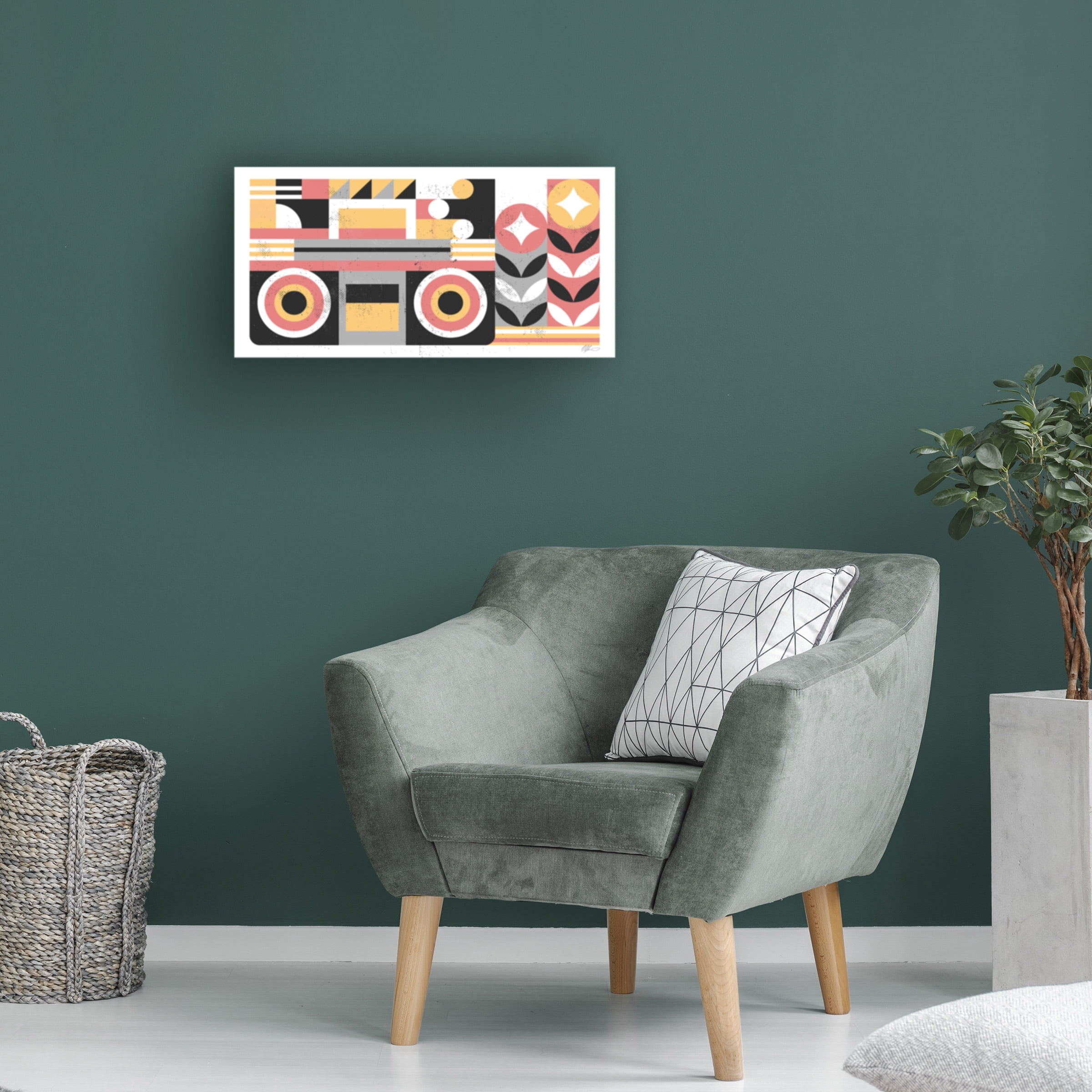 Robert John Paterson 'Abstract Boombox' Canvas Art