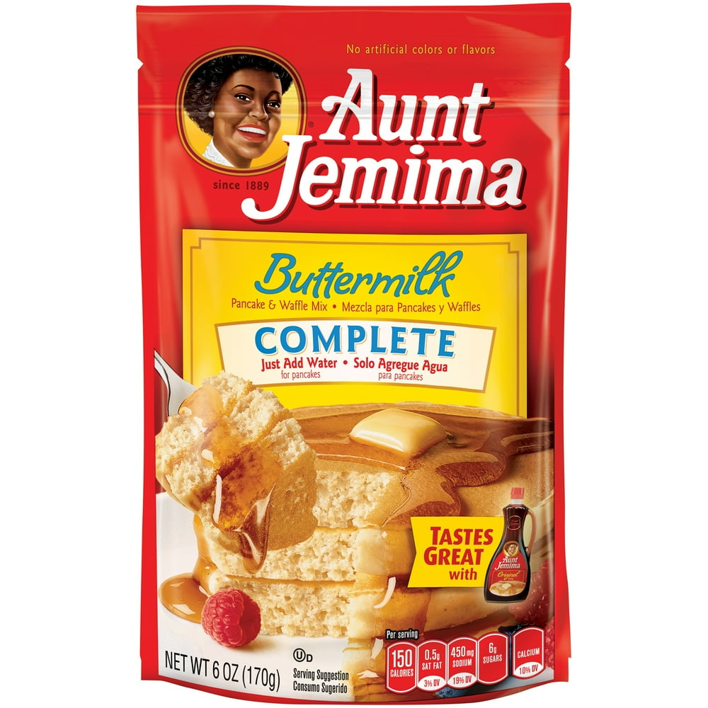 Aunt Jemima Complete Buttermilk Pancake And Waffle Mix 6 Oz Stand Up Bag